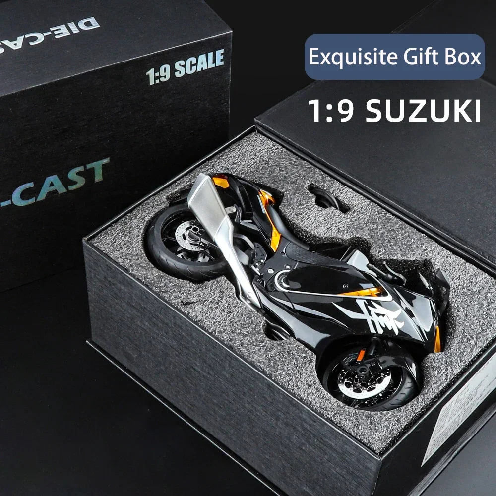 1/9 Suzuki Hayabusa GSX-1300R GSX-1000R Ducati V4S Alloy Motorcycle Model Car Toy Vehicle Collection Off Road AutocycleChristmas