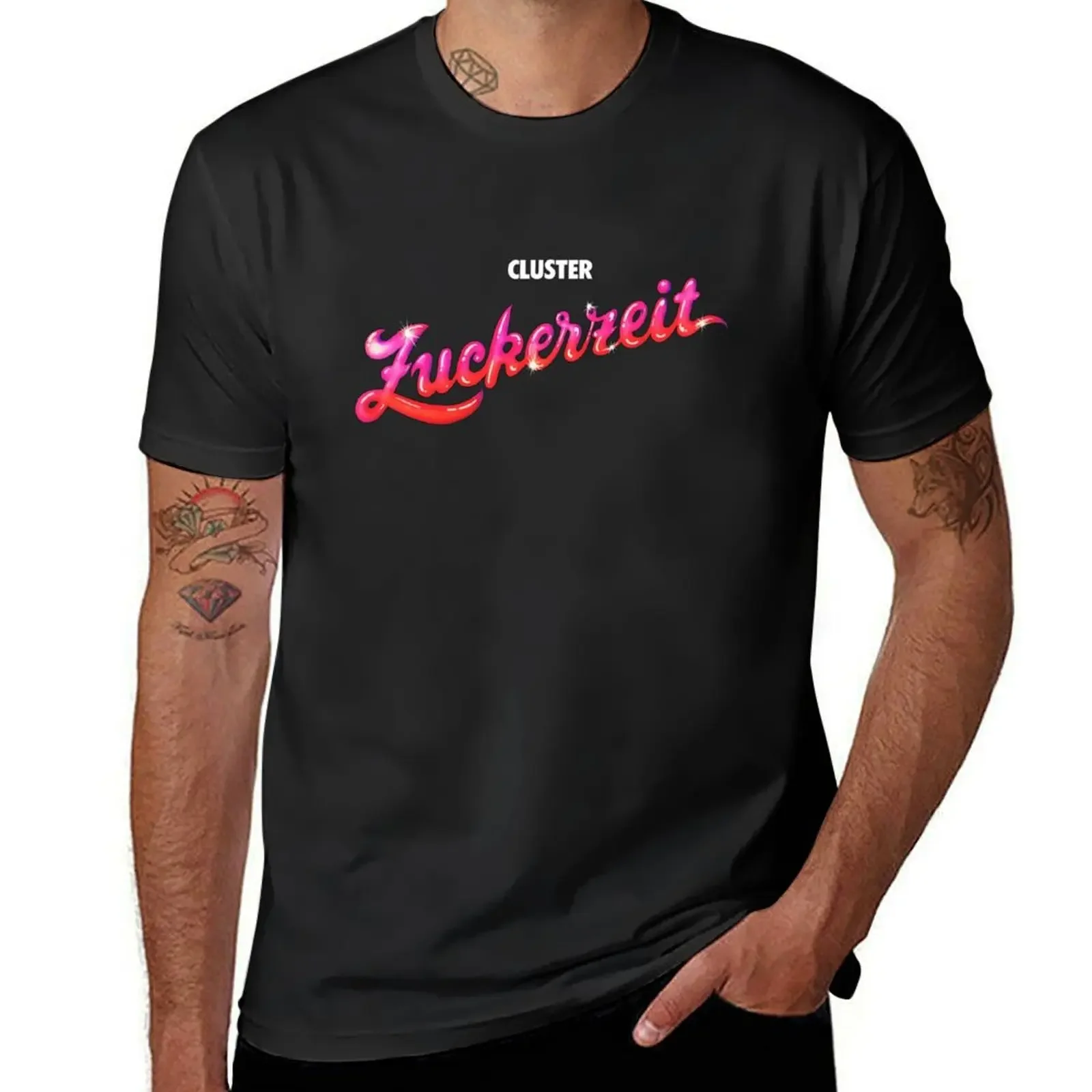 Cluster - Zuckerzeit T-Shirt basketball graphic tees shirts graphic tee Aesthetic clothing fitted t shirts for men