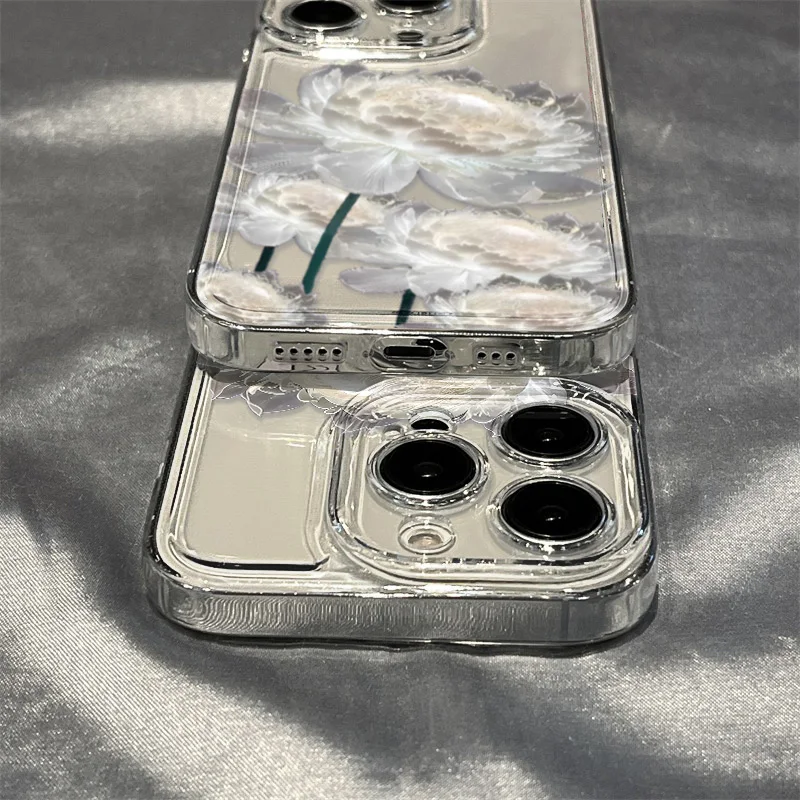 Funda de teléfono transparente con lazo de cereza para Samsung Galaxy S25 S24 Ultra S21 S23 FE S22 A56 A35 A26 A36 A06 A16 A55 A54 funda suave