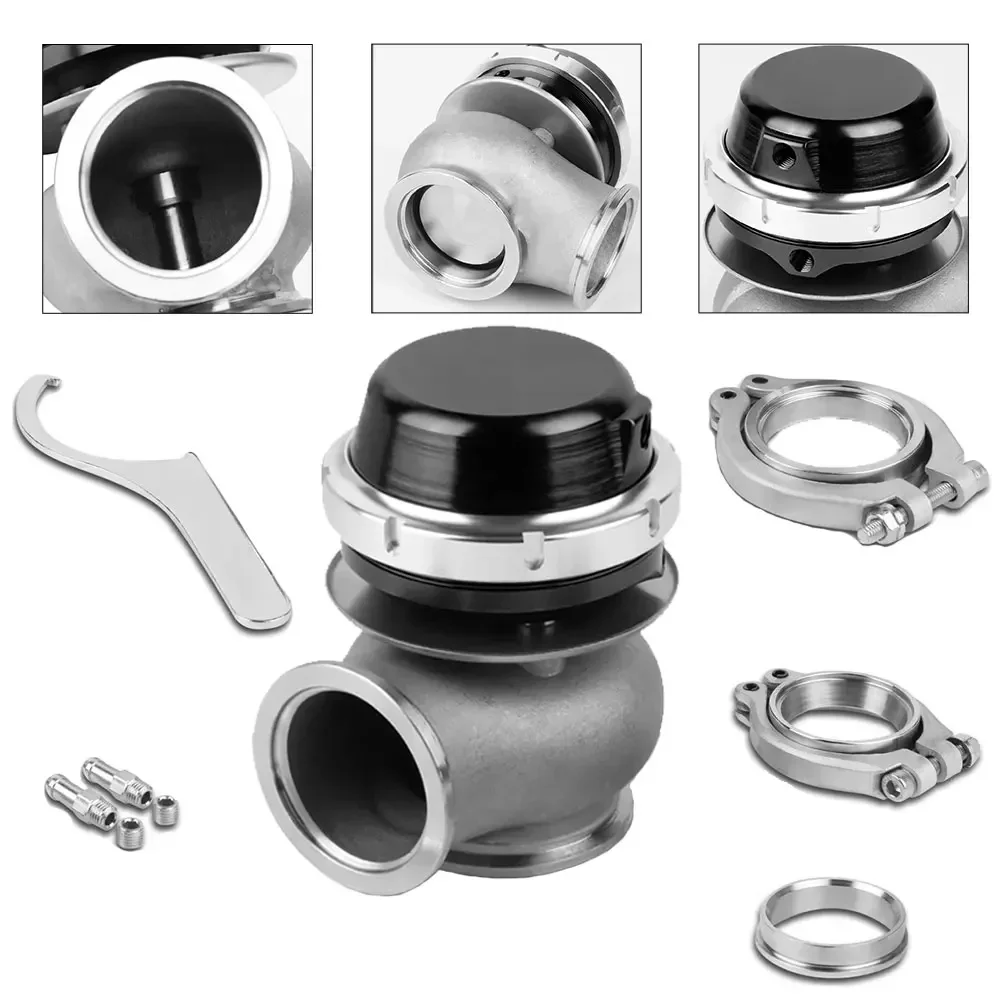 

Car Universal Turbo External Waste Gate For Turbo Manifold 40MM Wastegate Turbo External Kit With V-band Flange&Clamp Auto Parts