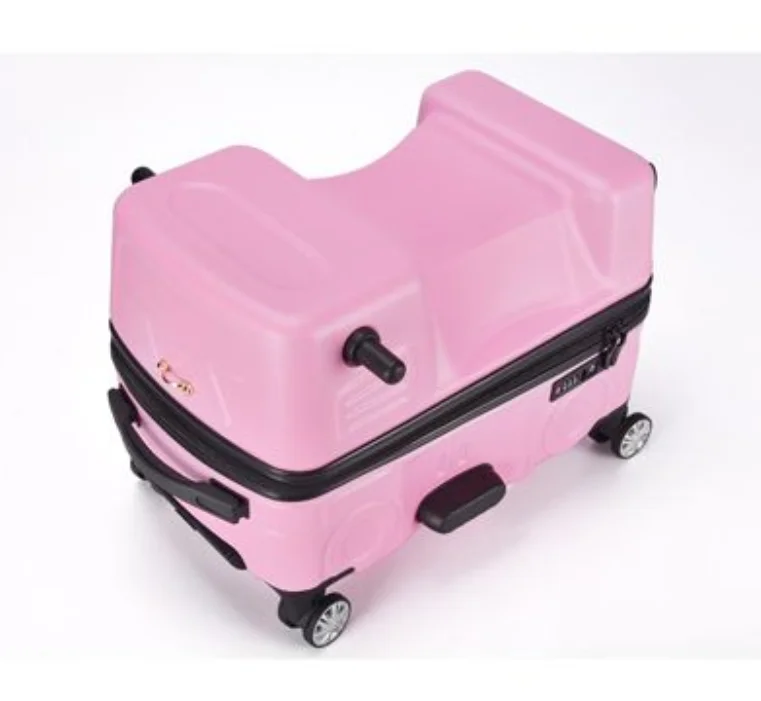 kids Luggage suitcase car Spinner suitcase for kids travel trolley bags girls riding luggage Rolling Suitcase  Wheeled Suitcase