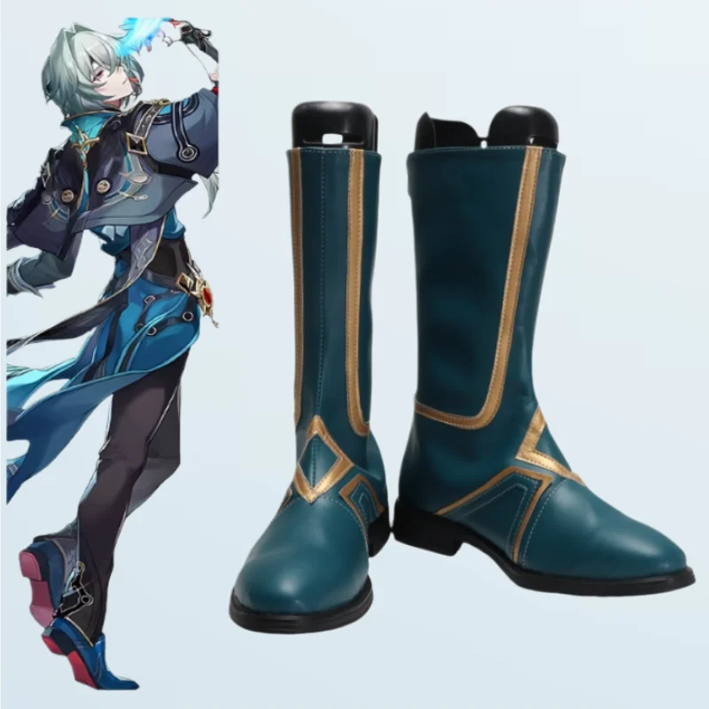 

Honkai Star Rail Anaxagoras Cosplay Shoes Boots Game Anaxa Halloween Carnival Boots Custom Made