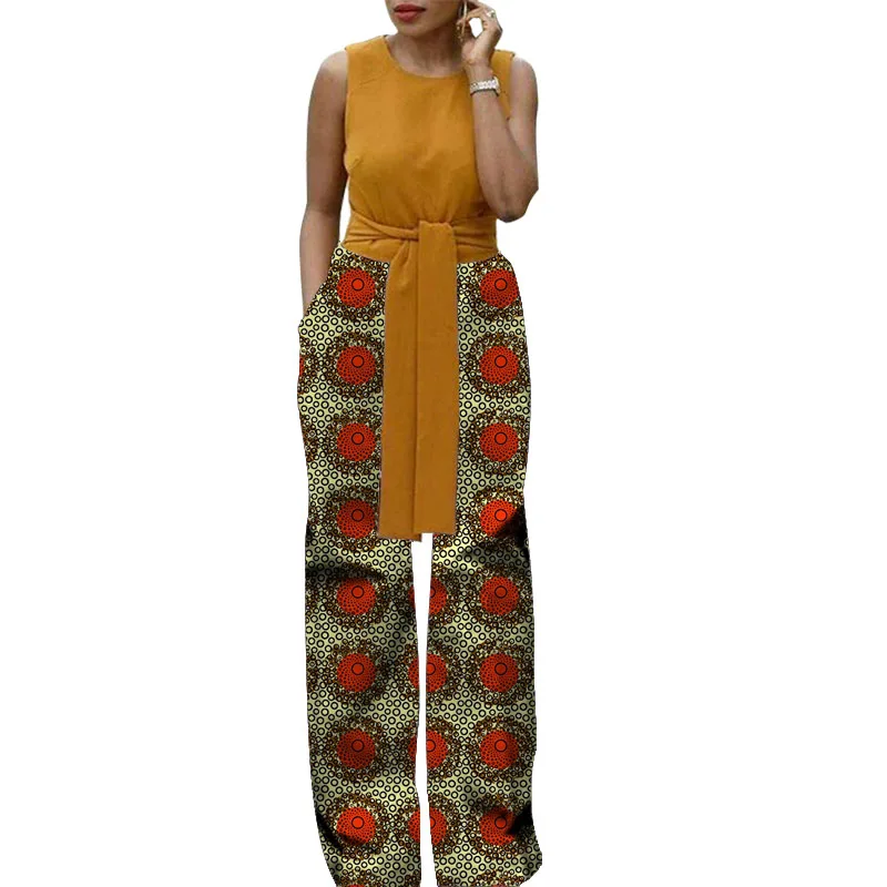 

Новые поступления, женские широкие брюки с принтом Анкары, женские брюки от кутюр в африканском стиле, праздничная одежда на заказ