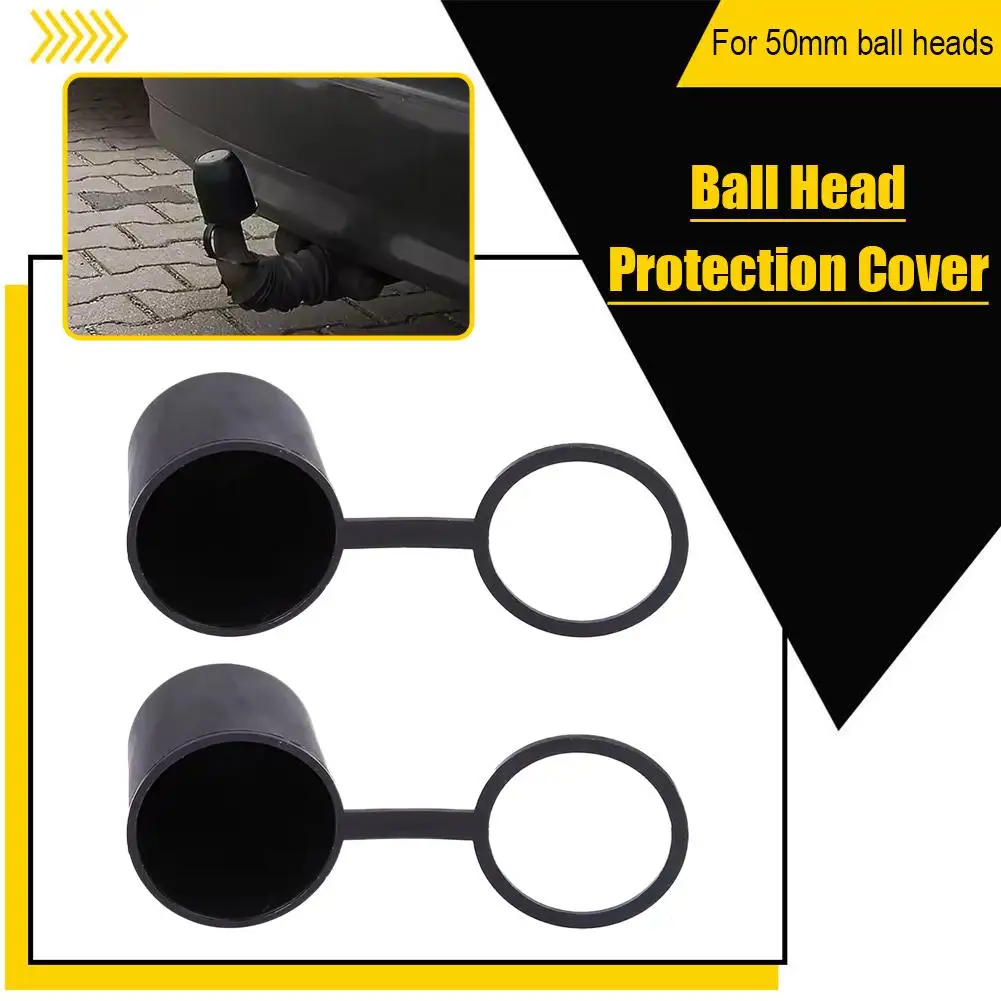 

Универсальная защитная крышка для фаркопа сцепного устройства прицепа, 2 шт., защитная крышка для каравана, грузовика, автомобиля, прицепа, фаркопа, Acce C0L8