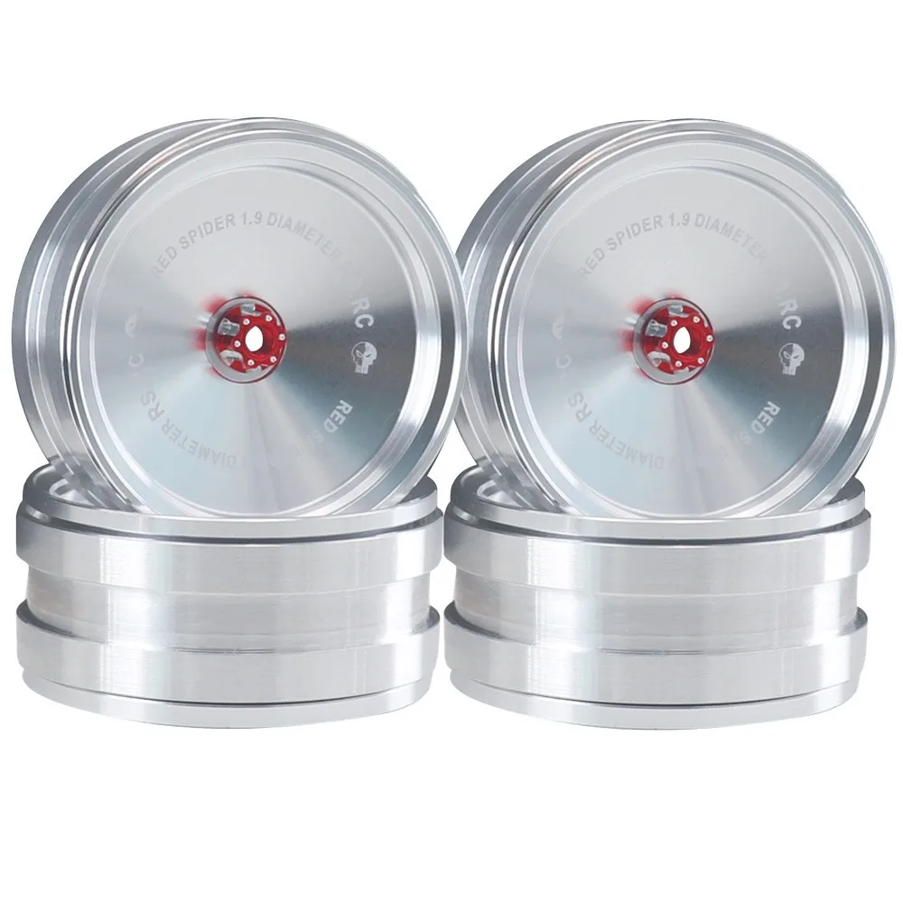 4 قطعة 1.9 بوصة محور عجلات معدني ل 1/10 RC الزاحف سيارة محور العجلة SCX10 TRX-4 90046 Traxxas Trx6 D12 ترقية الملحقات #4