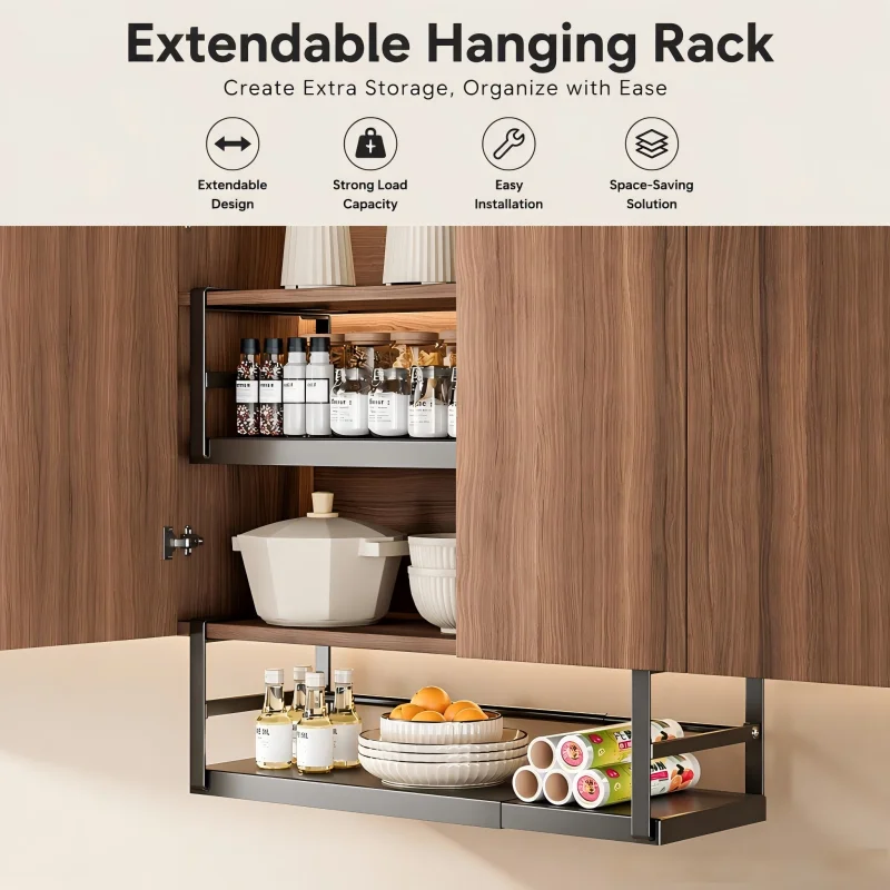 under-cabinet-kitchen-hanging-storage-rack-multi-purpose-organizer-for-paper-towels-foil-spices-and-cooking-utensils