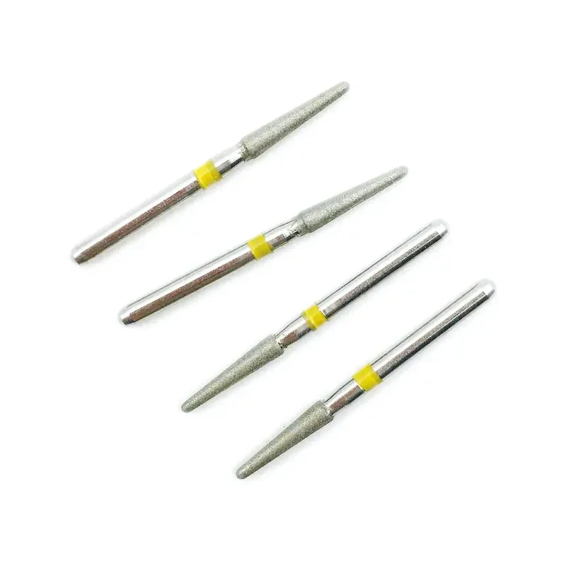 Fresas de diamante Dental de alta velocidad, para blanqueamiento Dental, FG, 1,6mm, TR-24EF, 10 unids/lote por caja