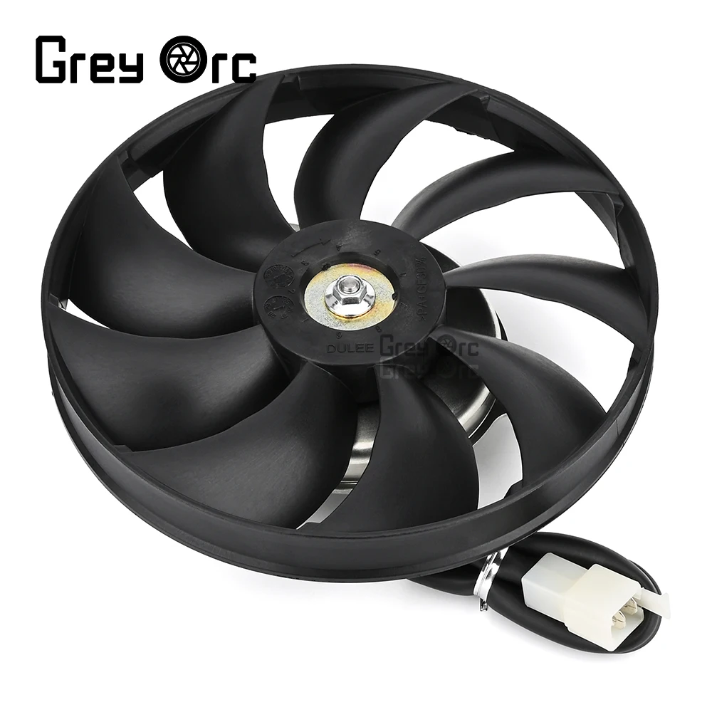 ملحقات كاواساكي Z400 نينجا 400 2018-2023 محرك دراجة نارية 12 فولت مروحة تبريد المبرد مروحة كهربائية #4