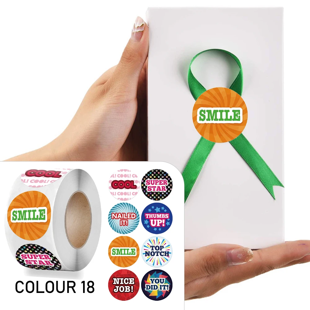 Neue 500 stücke/Rolle Super Hero Belohnung Aufkleber 8 Super Hero Designs Scrapbooking Papier Dichtung Studenten Kinder Schreibwaren 2,5 cm Aufkleber