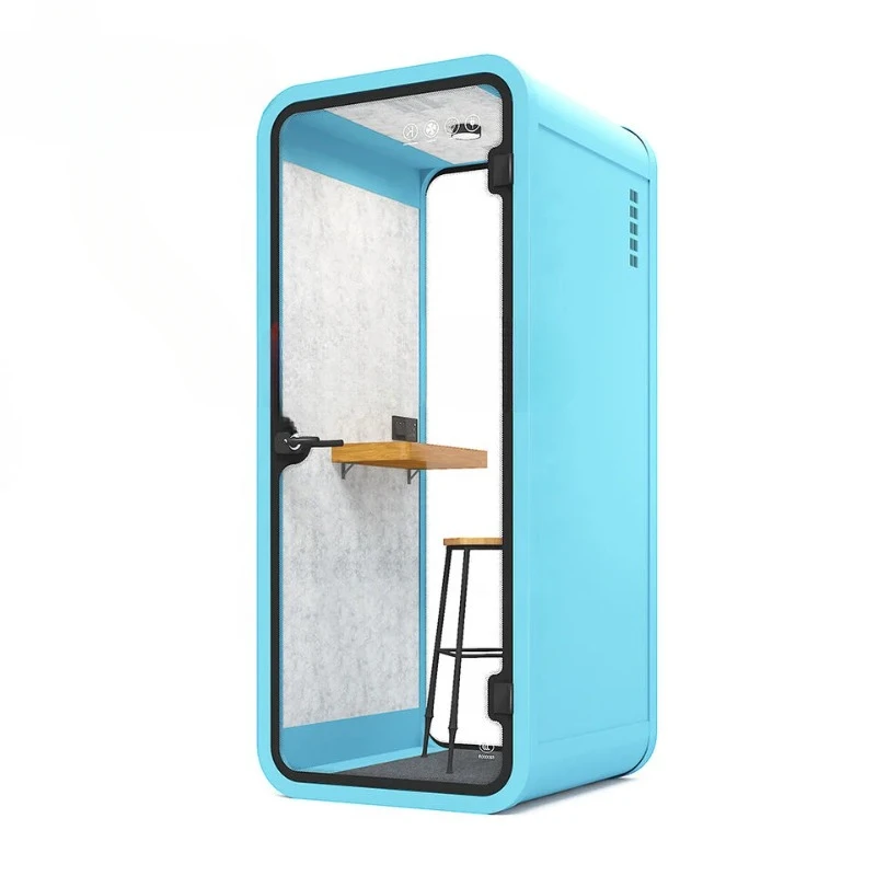 Assembled Movable Portable Meeting Indoor Work Studio Vocal Silence Private Office Pod Shed Acoustic 100% Soundproof Booth