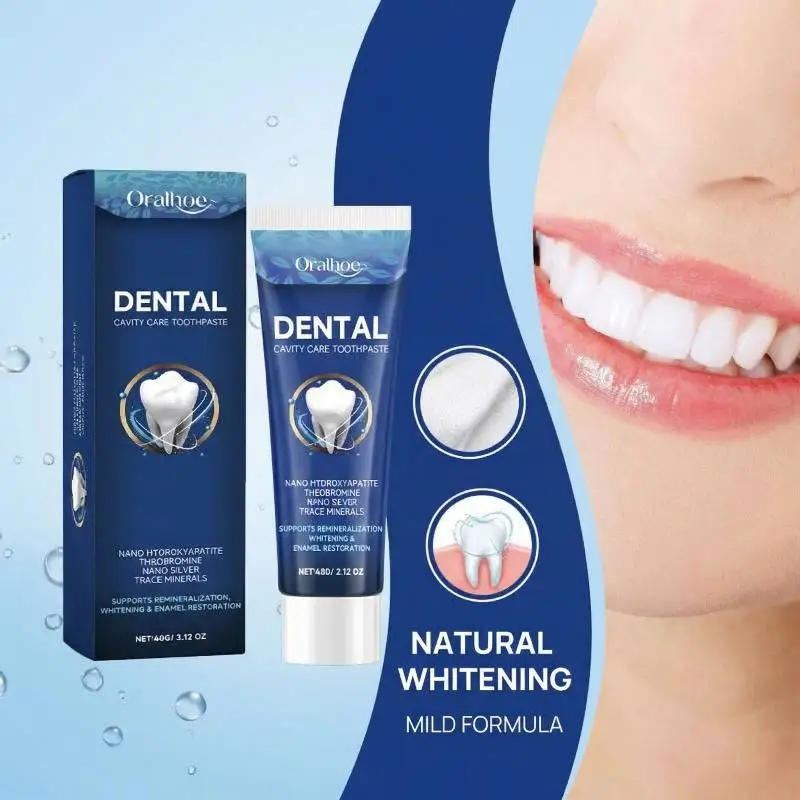Eelhoe Dentifricio Riparatore Carie Premium, Rimuovi Macchie, Rinfrescante Alito, Anti-Carie, Sbiancante Delicato, Uso Domestico-image