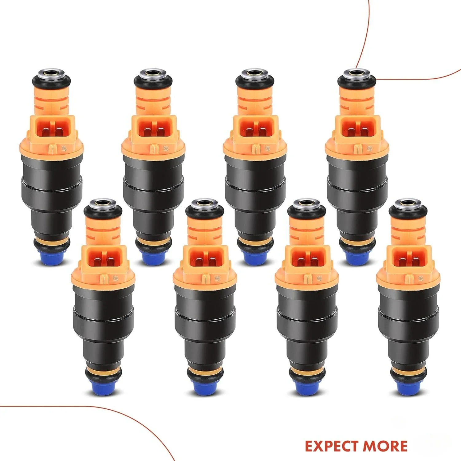 

8pcs/Set Fuel Injectors 0280150943 Compatible for Ford 4.6 5.0 5.4 5.8