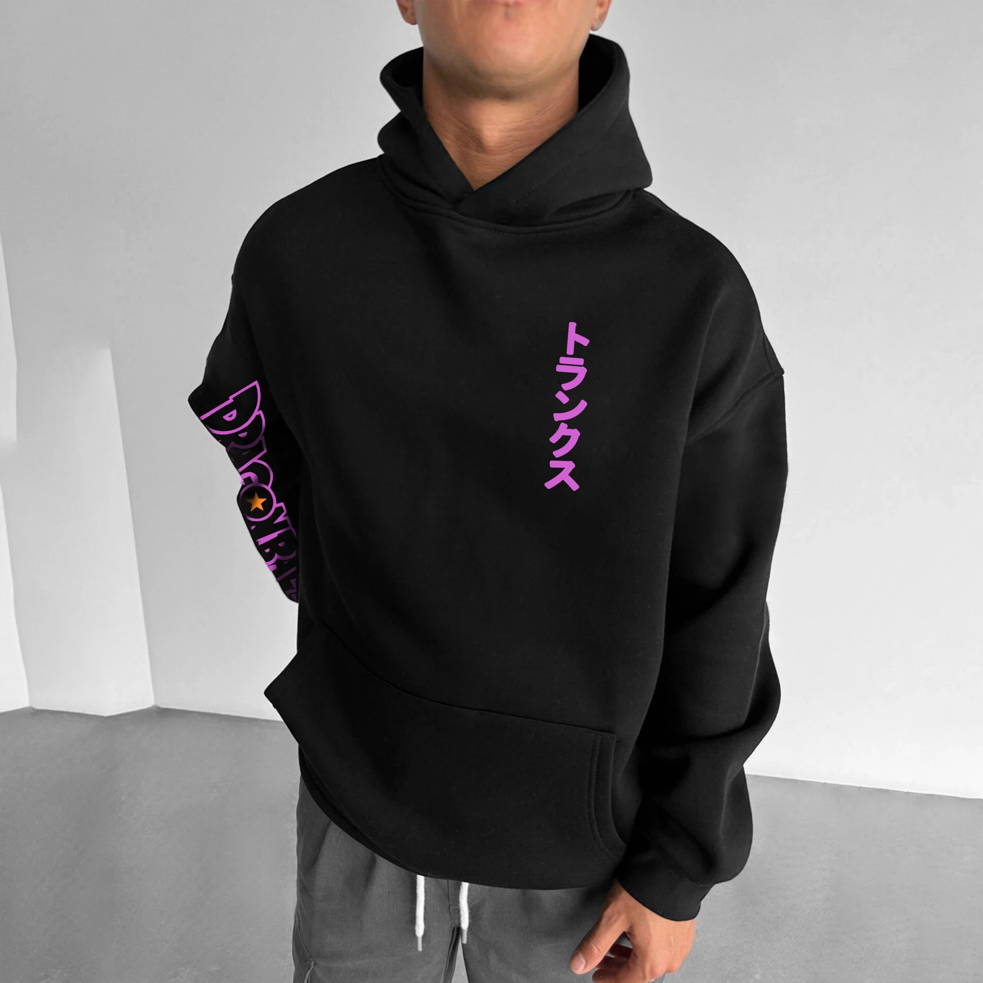 Dragon Ball Autunno e Inverno Giapponese Hot Blood Animation Felpa con cappuccio con personaggio classico TOP casual e confortevole da uomo e da donna