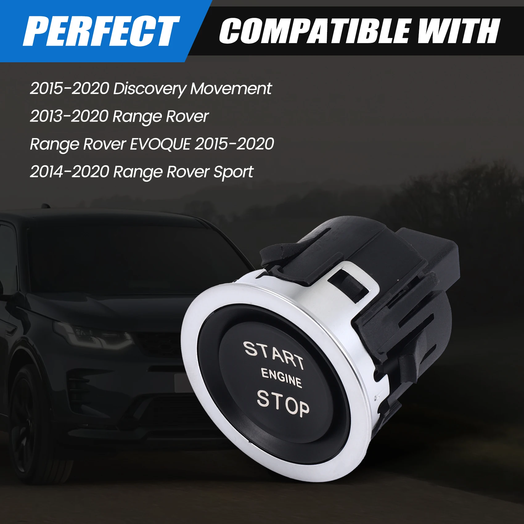 

Efficientt-Car Ignition Stop Start Button Switch LR094038 For Land Rover Range Rover Sport Evoque Discovery Sport