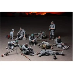 1/35 Resin model Kit GK, large kit, military theme, (10 persons) unassembled and unpainted 529