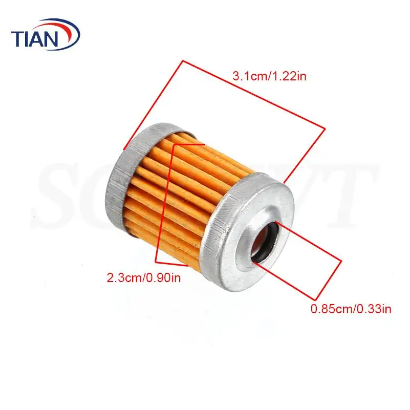 NEW Reusable Washable Fuel Filter Element+CNC Alloy Petrol Gas Filter For Dirt Bike ATV Quad Buggy Motorcycle ScooterHOT