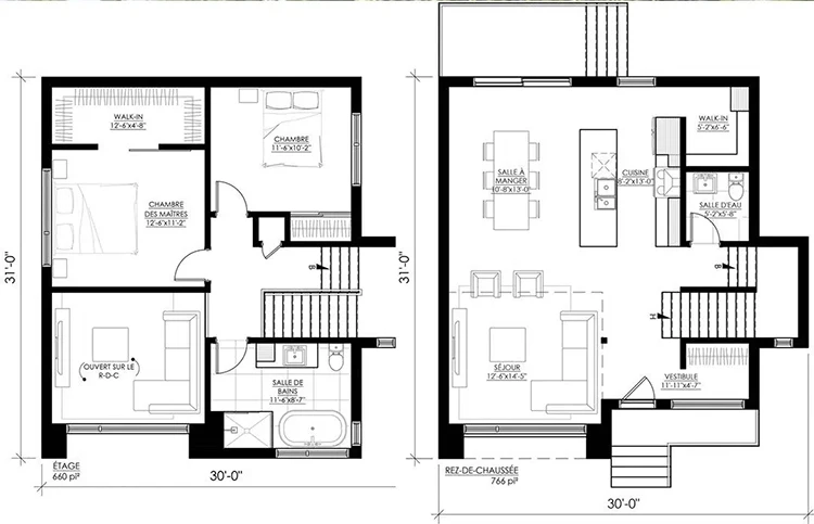 Luxury Modern 2 Storey Detached Prefab House Light Steel Villa