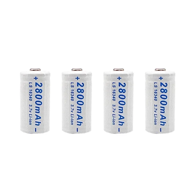 2024 nowy CR123A RCR 123 ICR 16340 bateria 2800mAh 3.7V kamera bezpieczeństwa akumulator litowo-jonowy L70 Plus ładowarka