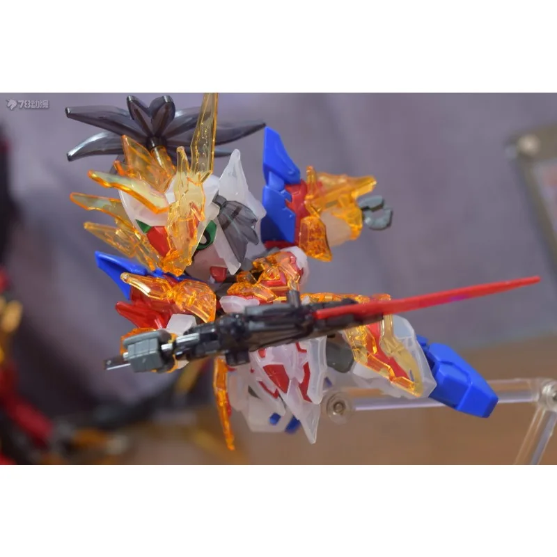 BANDAI Echte SD Gundam World Three Kingdoms Creation Legend Kleurrijke transparante versie Eén beloning CReward Assembleren van speelgoed