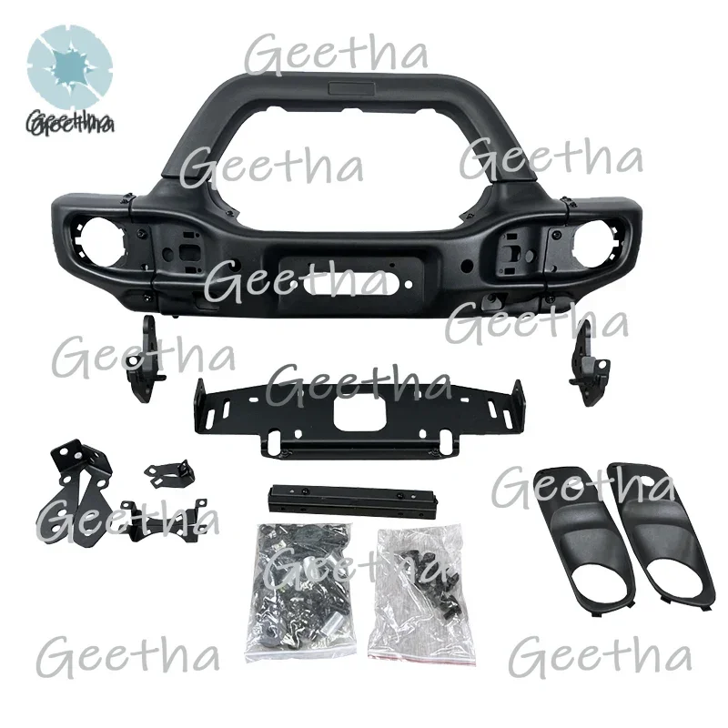 

for High Quality 4x4 Bullbar for Jeep Wrangler Jl JT Accessories Front Short Style Rear Steel Bumper