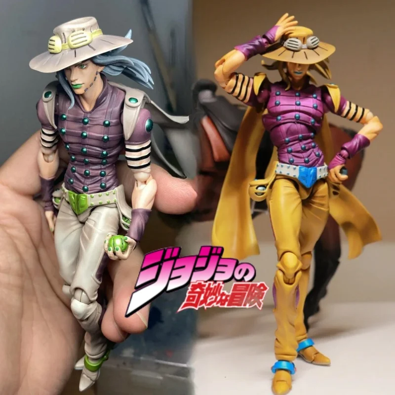 In Stock Original MEDICOS-E Gyro Zeppeli Ver1.5 JoJo's Bizarre Adventure STEEL BALL RUN Collection Action Figure Toys Gifts