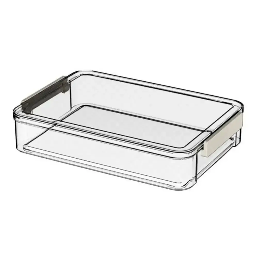 

Transparent Desktop Paper Storage Box Large Capacity Multi-purpose A4 Paper Storage Box Portable Space-saving Document Box