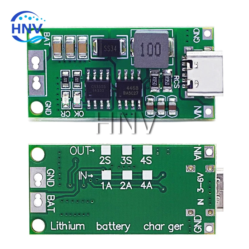 Multi-cell 2S 3S 4S type-c na 8.4V 12.6V 16.8V step-up plnicího lipo polymerní li-ion nabíječka 7.4V 11.1V 14.8V 18650 as i lay dying baterie