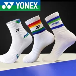 YONEX 새로운 배드민턴 양말 두꺼운 수건 바닥 스포츠 양말은 땀을 흡수하고 피트니스 달리기를 탈취합니다