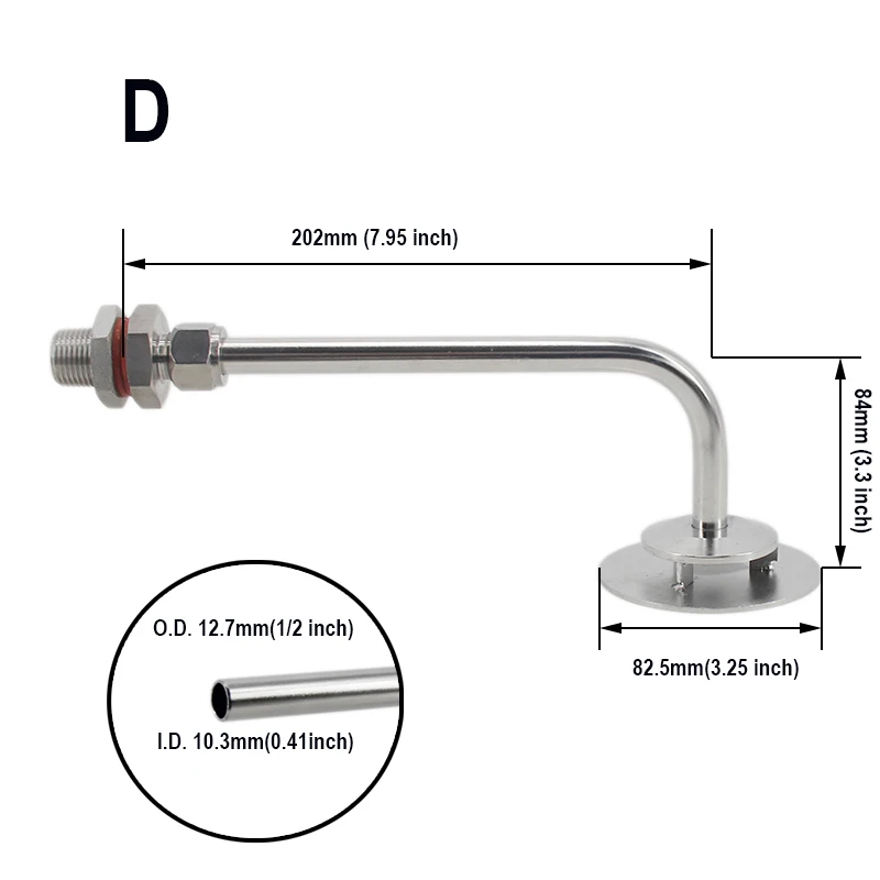 Homebrew Sparge Arm 1/2\