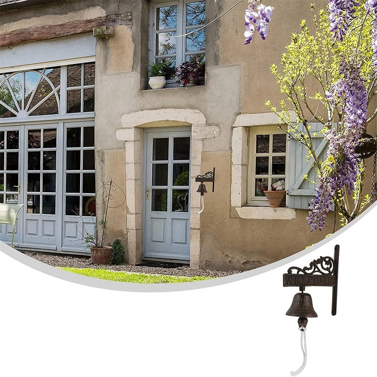 ヴィンテージウェルカムドア,庭の装飾,カントリースタイル