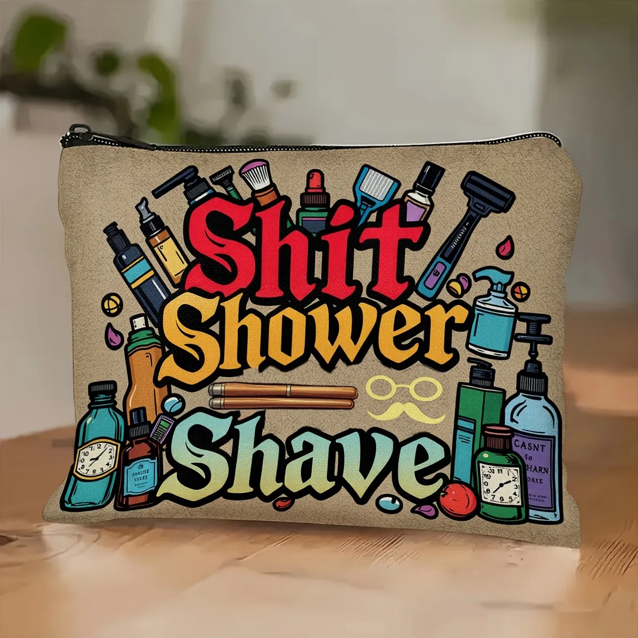 New Bow Sewing Linen Cosmetic Bag Dirt-resistant and Wear-resistant Large-capacity Storage Bags Customization Makeup Pouch