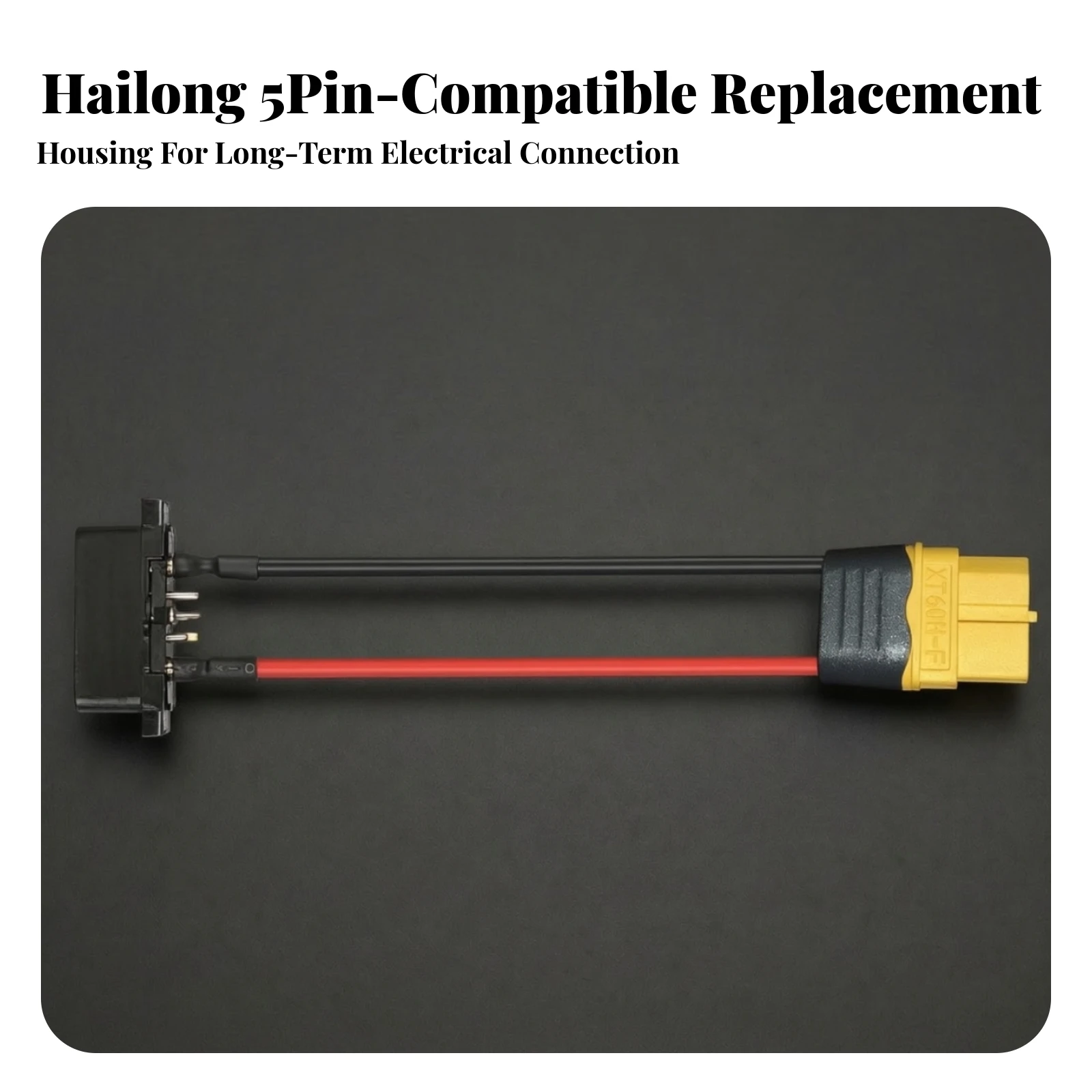 Hailong Battery Repair Cable Assembly 30 Cm Hailong to XT60H Adapter Cable Wiring Harness Ready-Made High Wear Resistance
