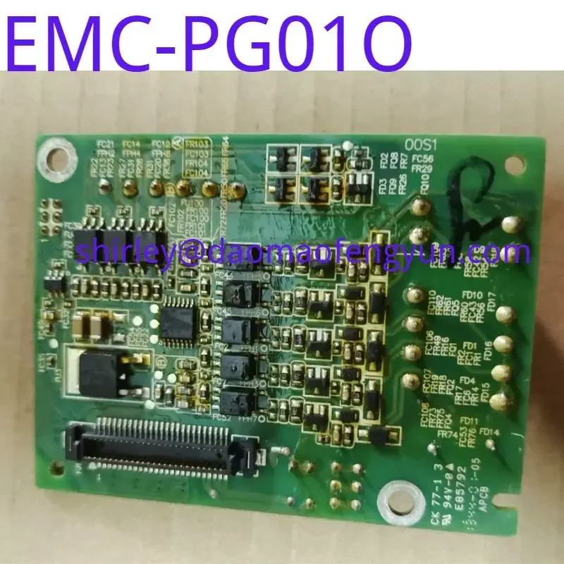 Used Original Delta C2000 frequency converter PG card EMC-PG01O