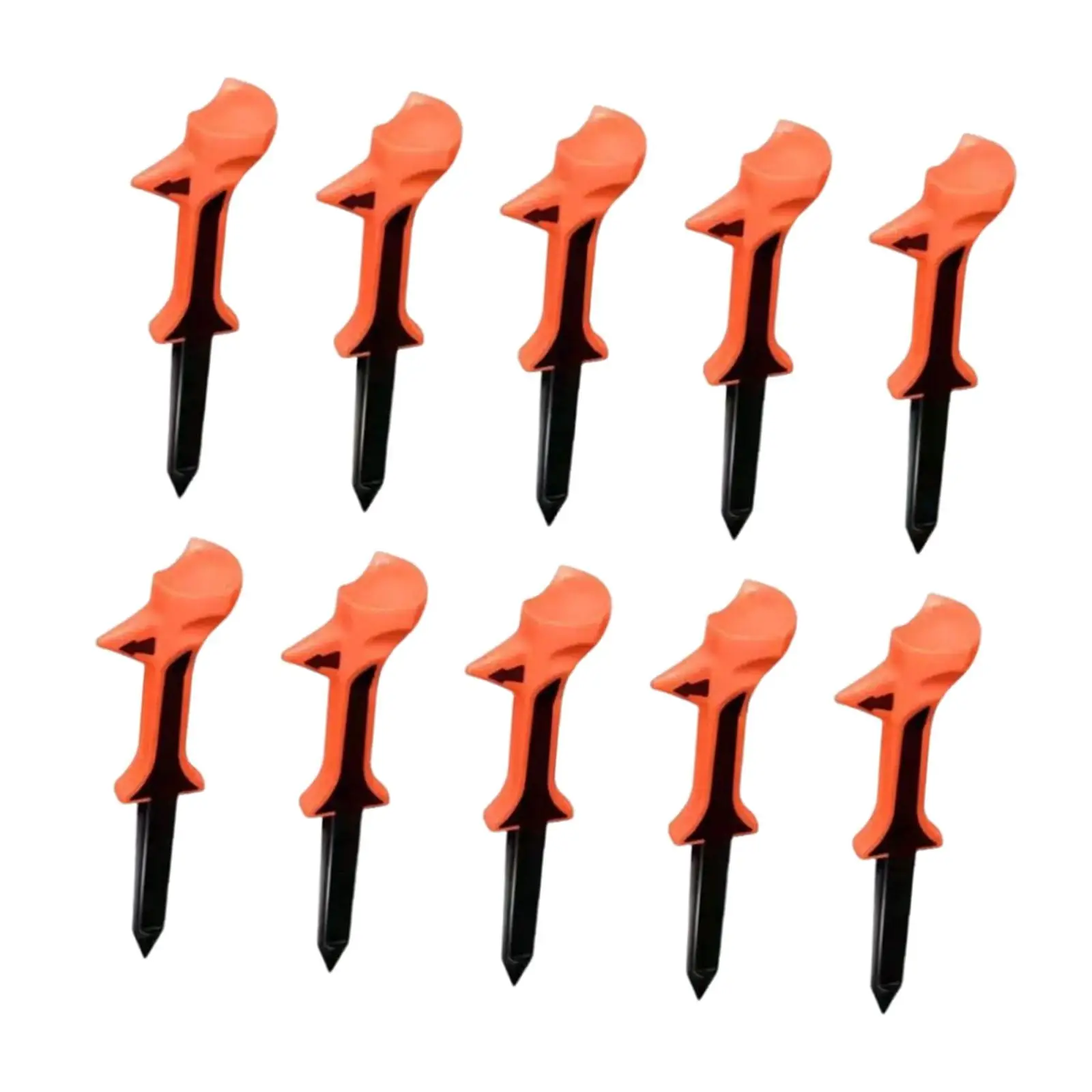 Professional Golf Tees Unbreakable Plastic Holder Long Lasting Lightweight Equipment for Golf Training
