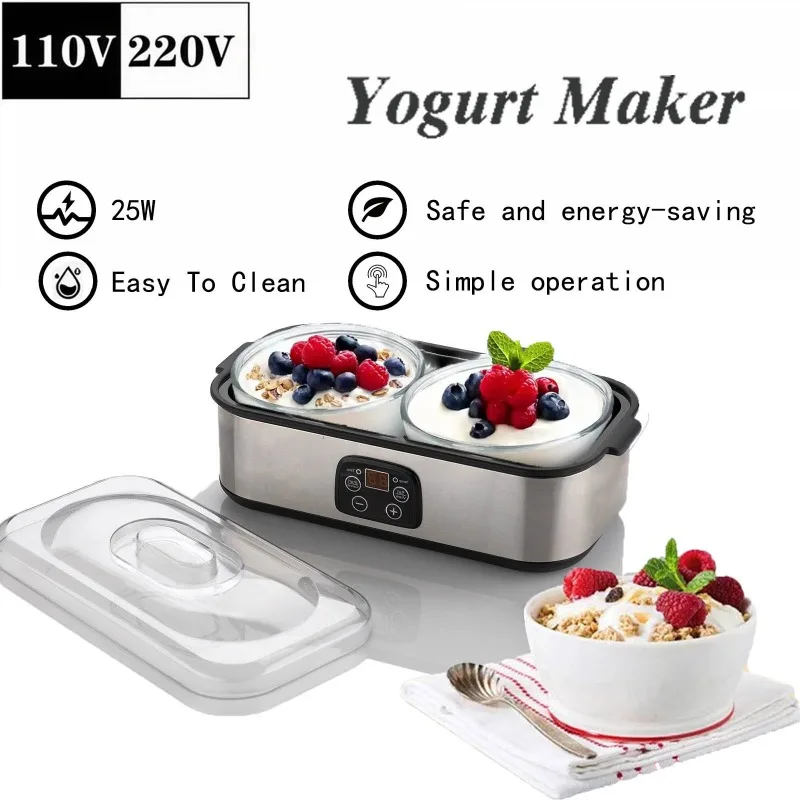 2 cups yogurt maker homemade jam ice cream pudding breakfast maker YOGURT MAKER yogurt fermenter