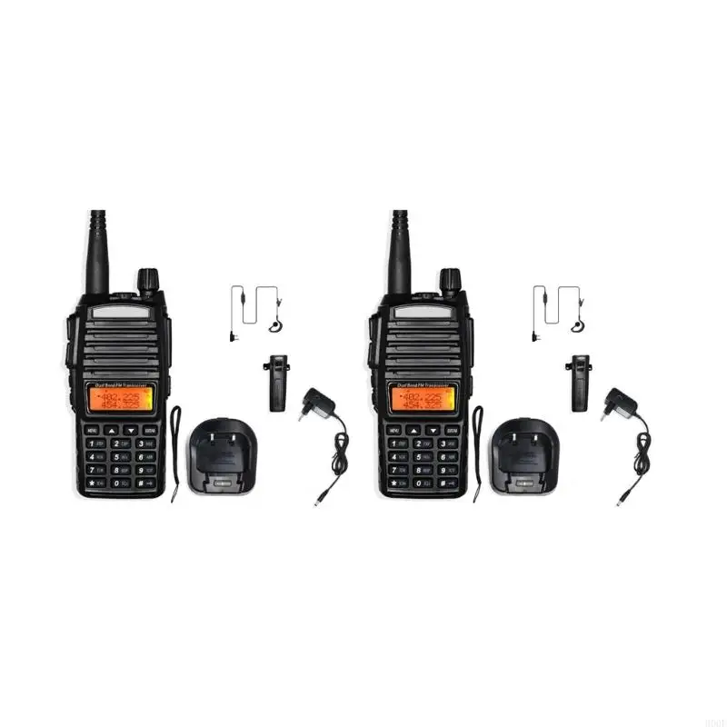 900F 2 Set/4 Set 2 Way Radio com lanterna Talkies 5W/8W Radio Long Ranges 128 canal