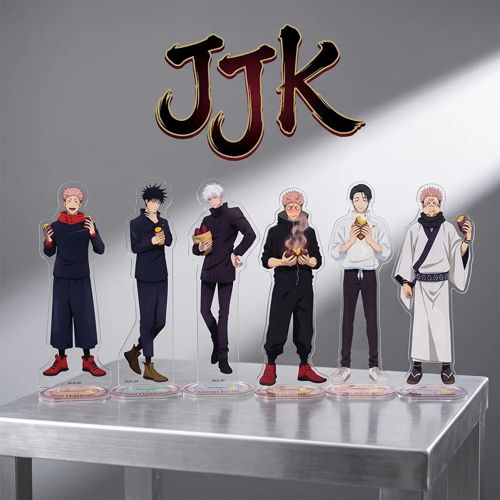 Jujutsu Kaisen Yuji Satoru Gojo Yuta 5TH Anniv  Roasted Sweet Potatoes 15CM Acrylic Stand Keychain Anime Stand Desktop Display