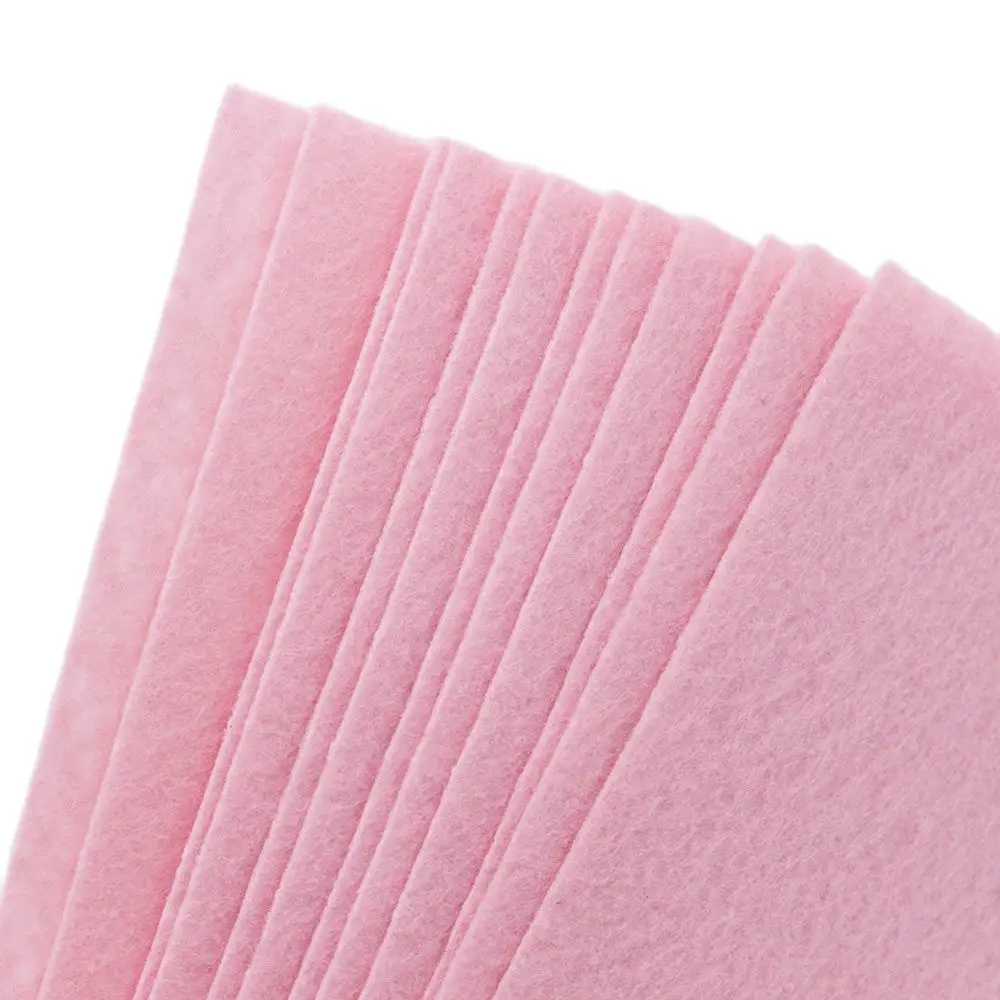 Royal Korean Pink Diy Craft Nonwoven Felt Fabric,Solid Color Polyester Cloth,For Sewing Toys Home Decoration Materials