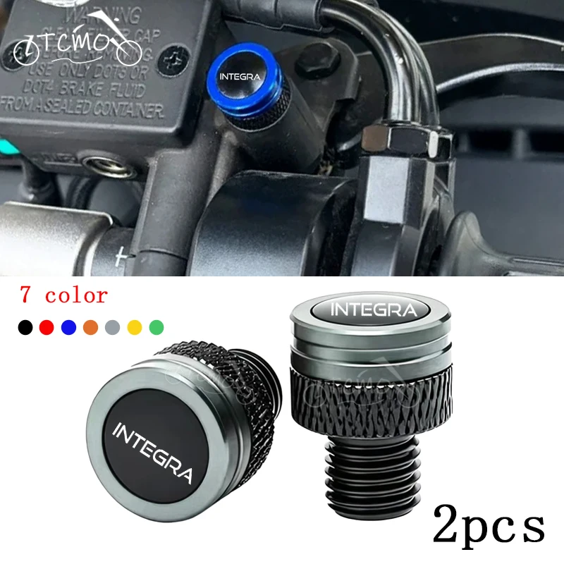 

M10*1.25 Motorcycle CNC Aluminum Mirror Hole Plugs Screws Bolts Cover Caps For Honda Integra 700 750 DCT 2012-2026 All Year