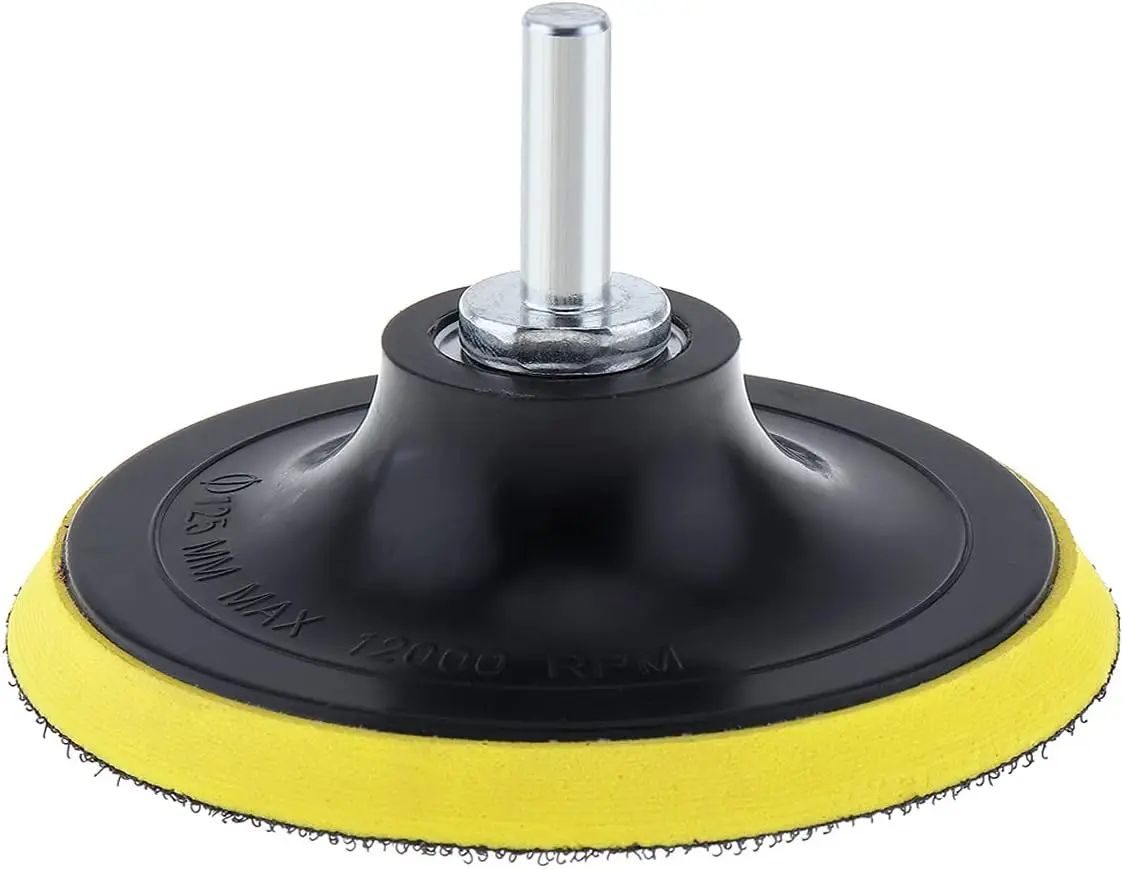 Piastra di supporto per lucidatura con supporto per levigatura a strappo da 2 pezzi da 5 pollici con filettatura M14 per lucidatrice tampone per levigatrice orbitale