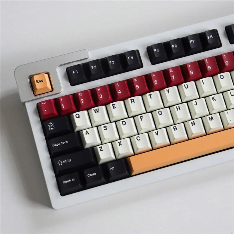 Imagem -02 - Constitua jp us Keycap Cherry Profile 23 130 Chaves Pbt Materimal Dye Sublimação para Teclado Mecânico com Barra de Espaço 6.25u