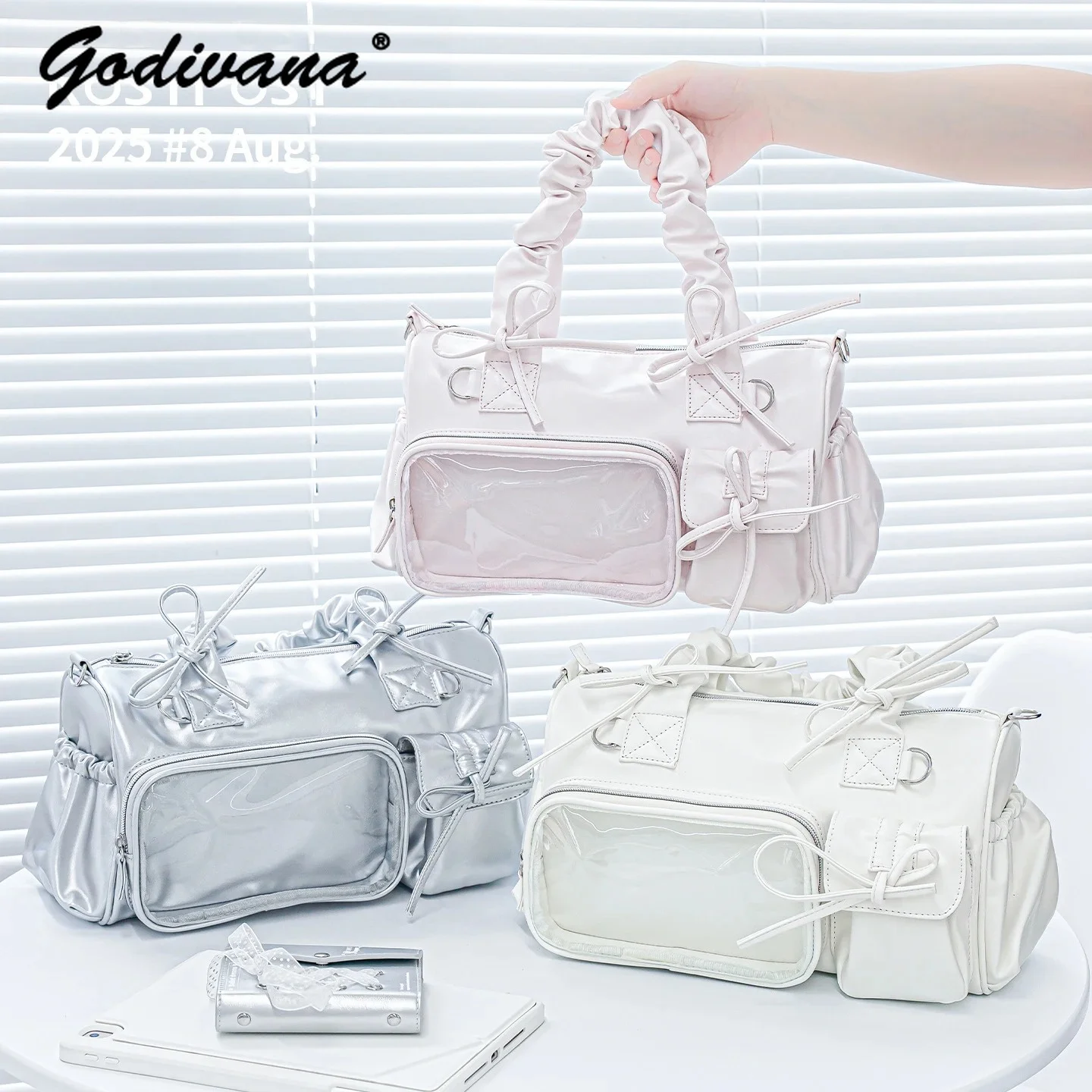 Sweet Girl Students Crossbody Shoulder Bag Japanese Style Itabag Comic Exhibition Large Capacity Totes Doll Bags