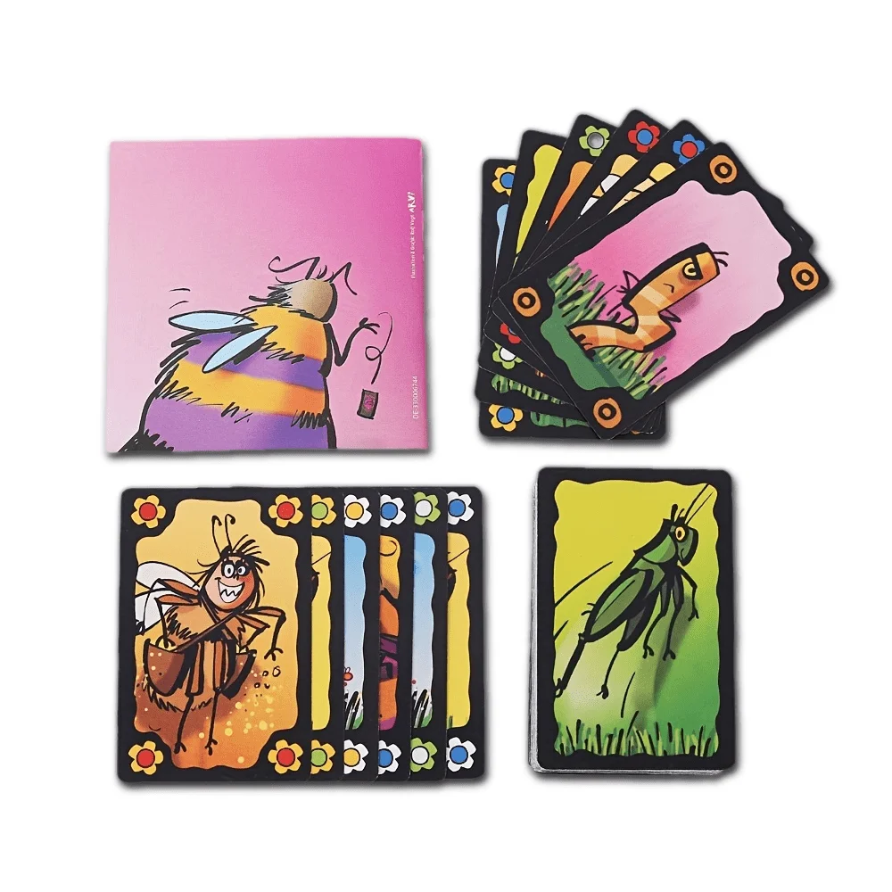 楽しい蜂のデセプションカードゲーム、戦略的トリック、必見のボードゲーム、3～5人用、25分の楽しみ、友達と遊ぶのに最適