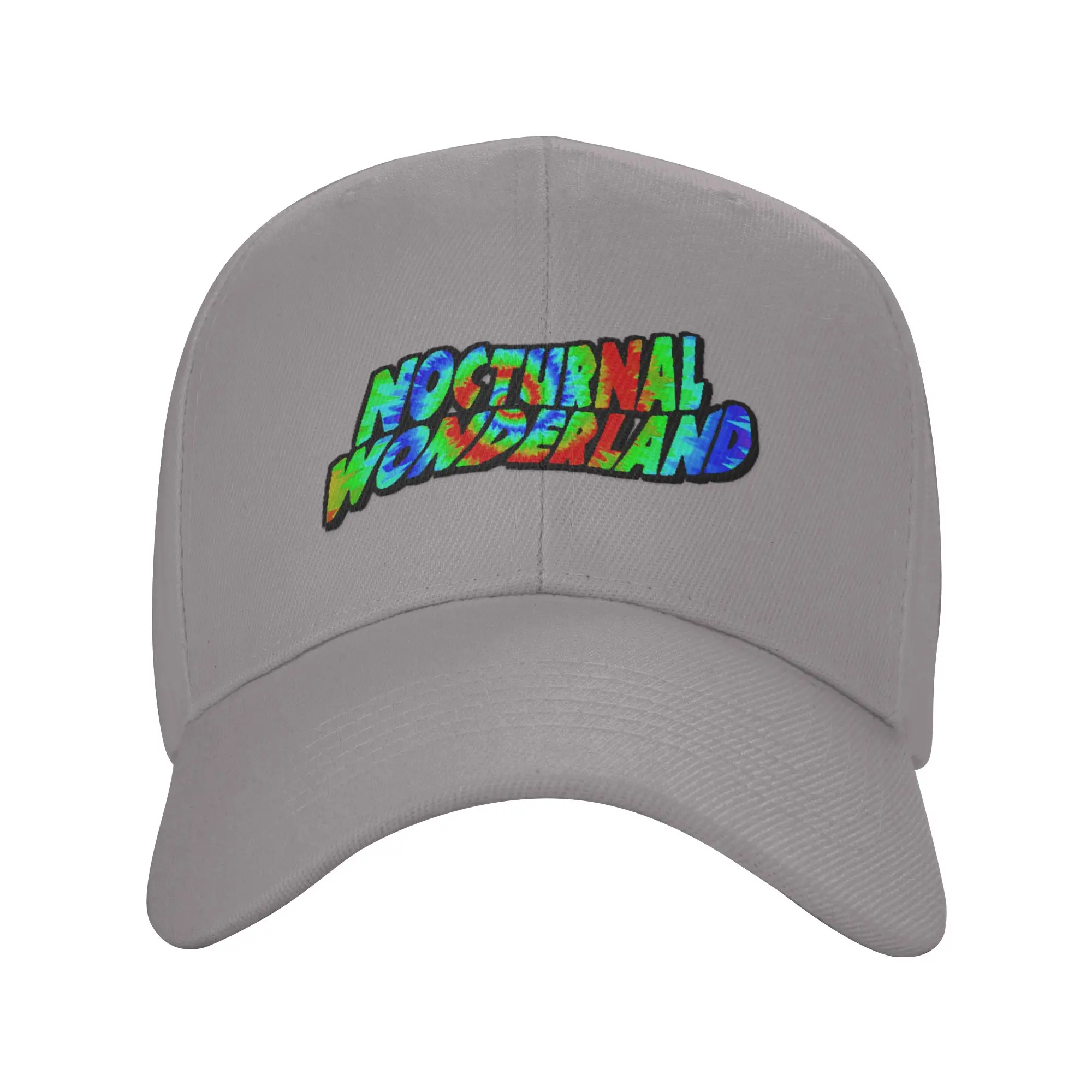 Hot Sale Nocturnal Festival Tie Dye Rave Logo Merch Music Camping Art Baseball Cap  Durable Hat Women's  Family Trip Hat Women's