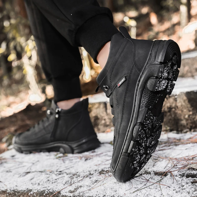 

Casual snow boots, fleece-lined boots, outdoor sports warm.