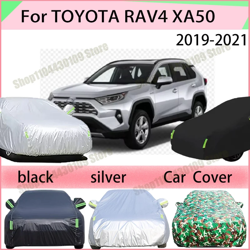 

For TOYOTA RAV4 XA50 2019-2021 Car Cover Waterproof Summer Sun Shade Anti-UV Winter Rain Snow Prevent Cover
