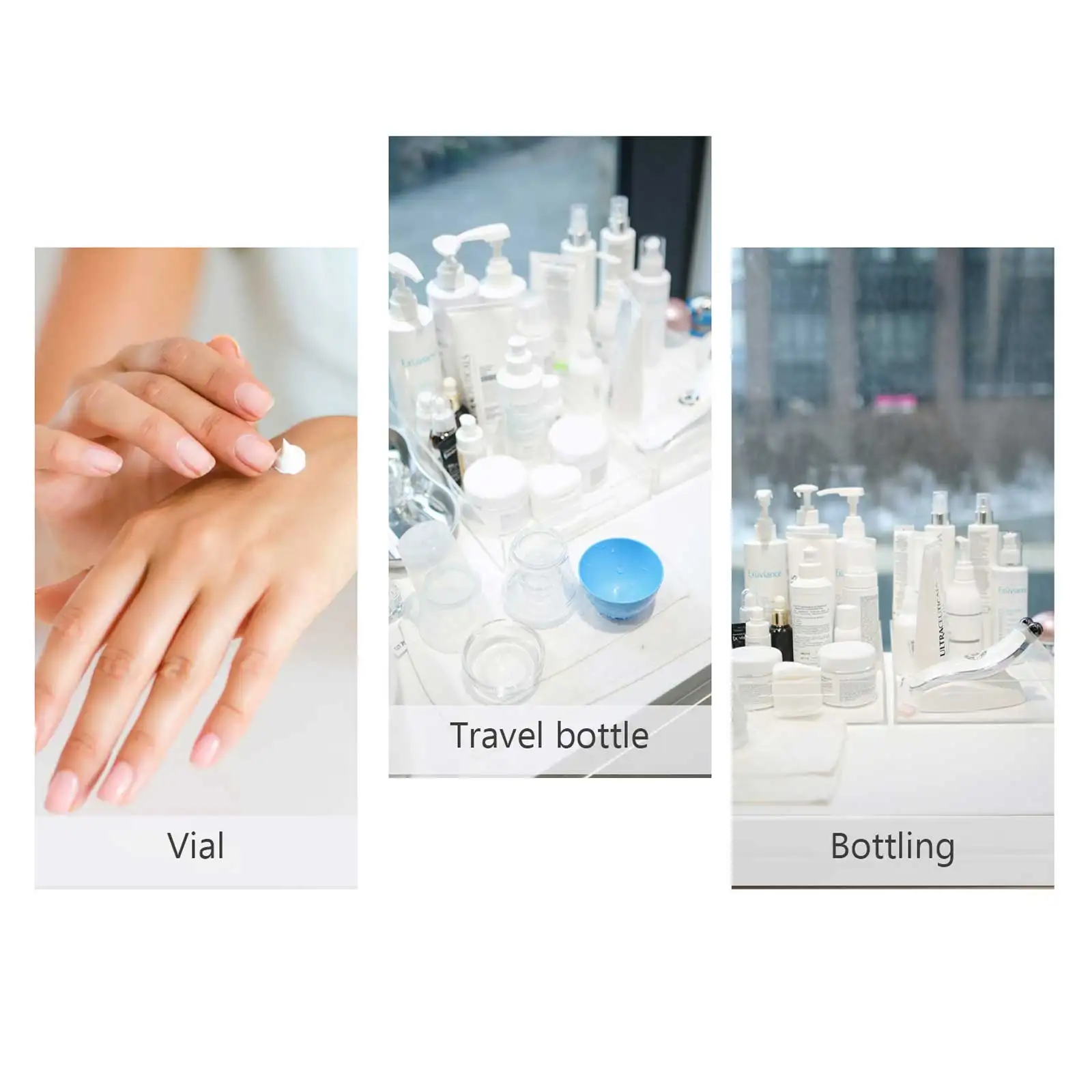 

8 PCS Pump Bottles for Shampoo Hand Wash Dispenser Conditioner Containers Push Type Lotion with Empty