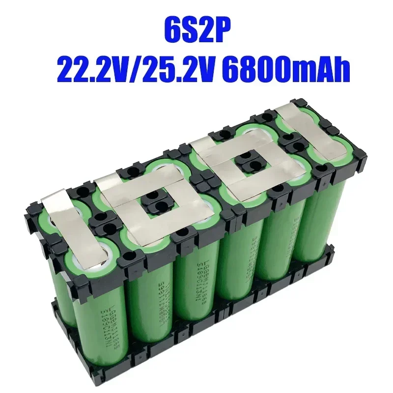 6S2P 6S1P,5S2P 5S1P, 4S2P 4S1P, 3S2P 3S1P, 2S2P 2S1P, аккумуляторы DIY 18650 LGMJ1, для электроинструмента, игрушечных аккумуляторов, с кронштейном