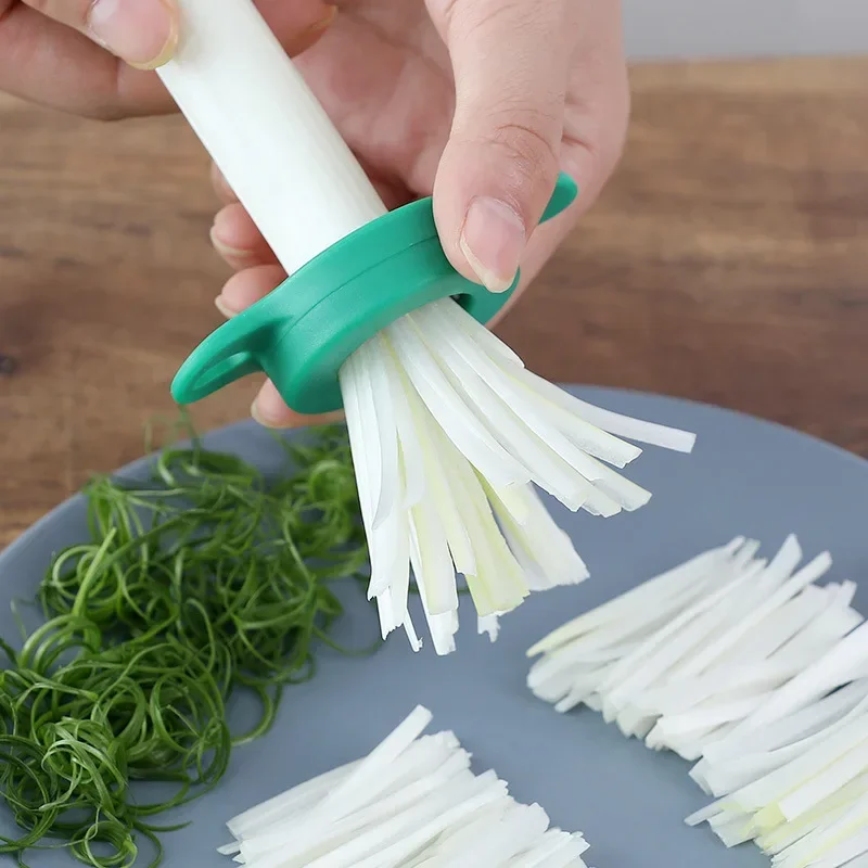 

Stainless Steel Blade Scallions Cutter Shred Silk Knife Onion Chopper Vegetable Grater Onion Shredder Slicer Kitchen Accessories