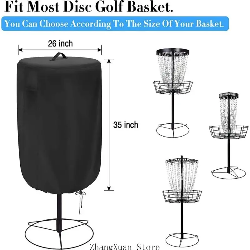 Robustes Flying Disc Golf-Netzgehäuse mit verstärkten Kanten und Tragegriff, 66 x 89 3 x – Detail 6